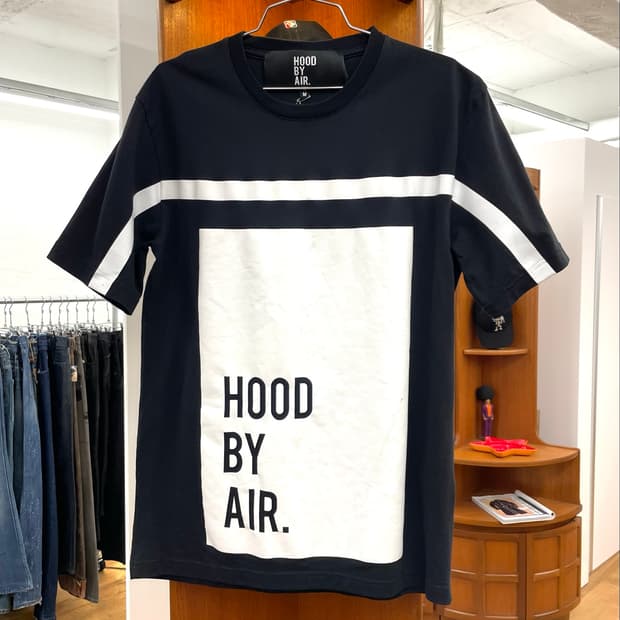 [M] HBA 후드바이에어 반팔 티셔츠