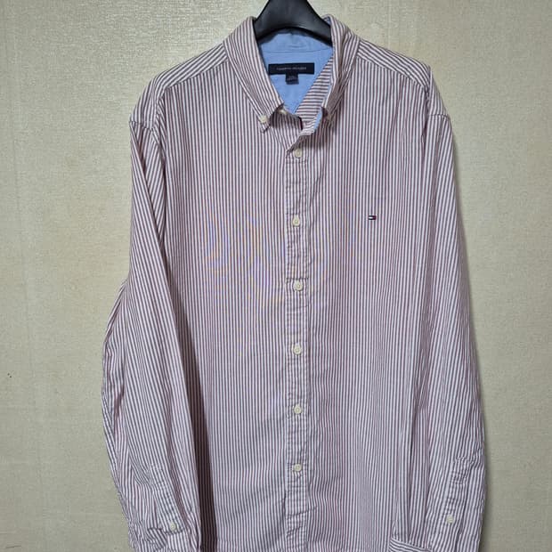 타미힐피거 스트라이프 옥스포드 셔츠