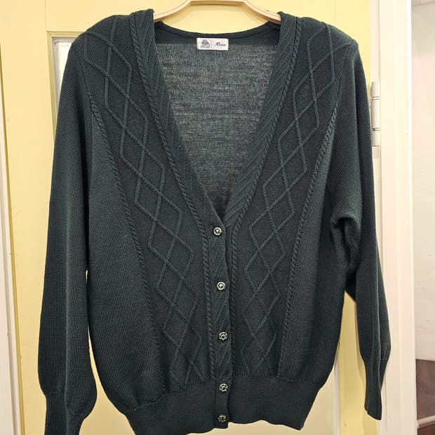 Rina 그린 울 가디건