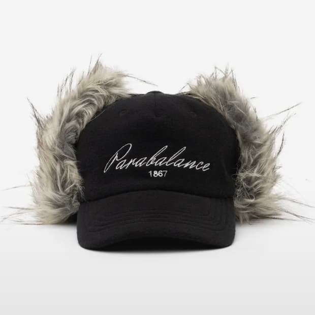 밀로우먼 퍼 이어플랩 볼캡 [블랙]