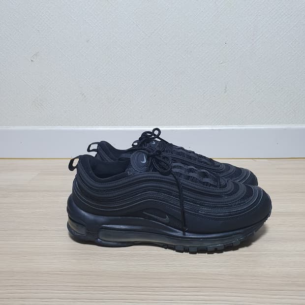 나이키 에어맥스 97 올블랙 운동화 265
