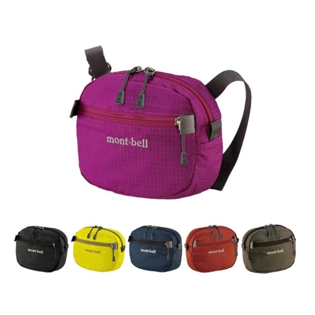 몽벨벨트파우치크로스백 (옐로우/핑크)