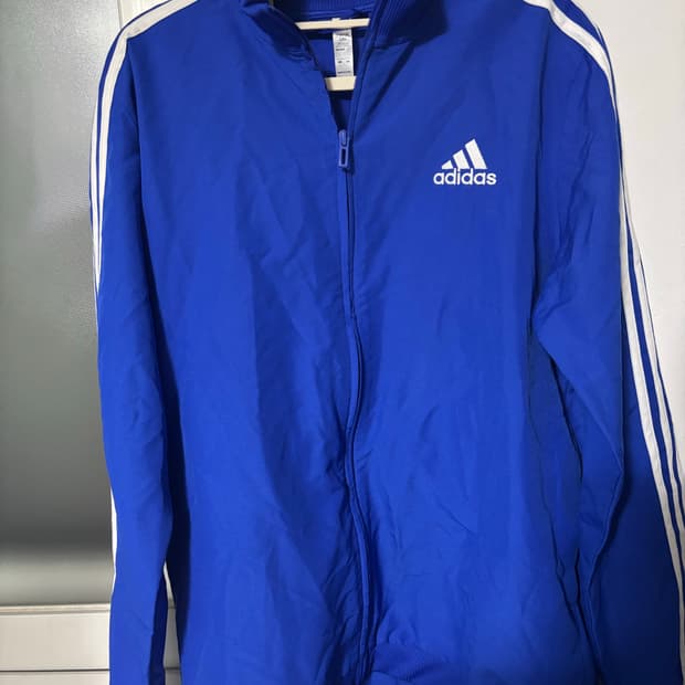 아디다스 바람막이 블루