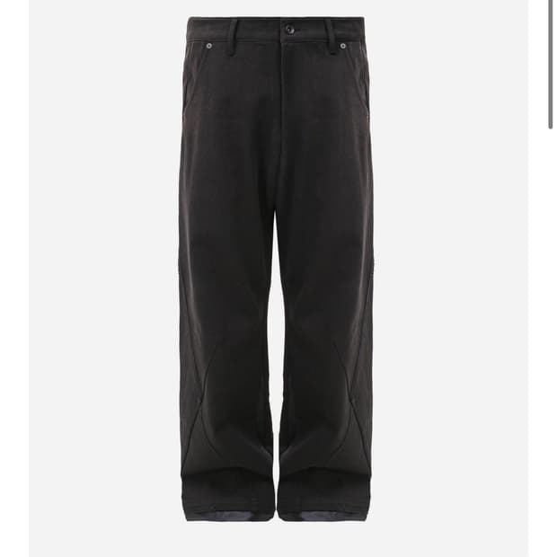 [finalform] Darted Trousers 2 (black)