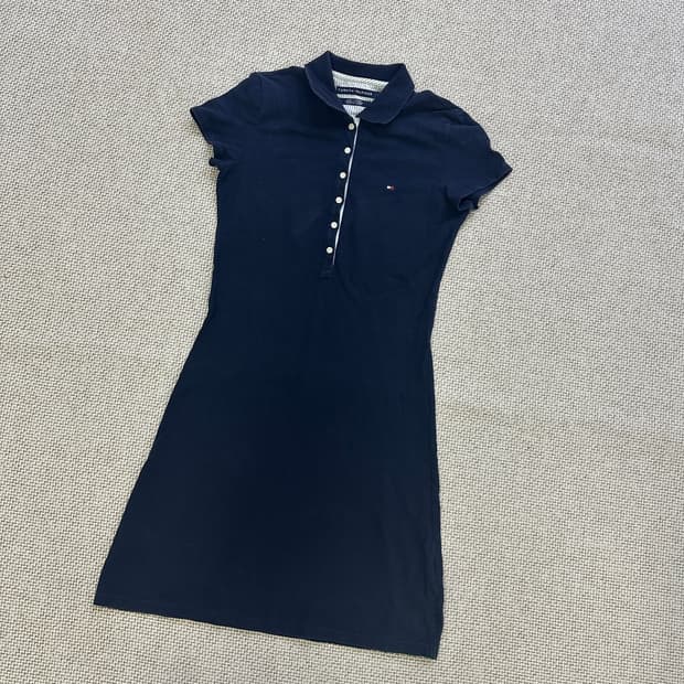 S 타미힐피거 피케 카라 원피스 0415D