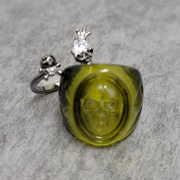 skull ring set