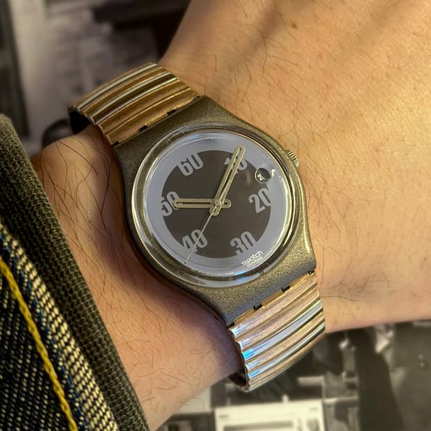 99년판) 빈티지 스와치 플렉서블 스트랩  flow together