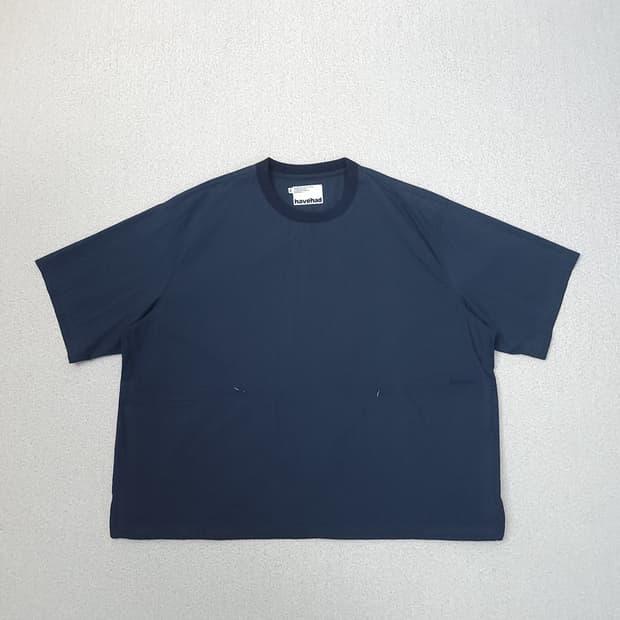 (2)해브해드 남자 나일론 반팔 여름 티셔츠 네이비