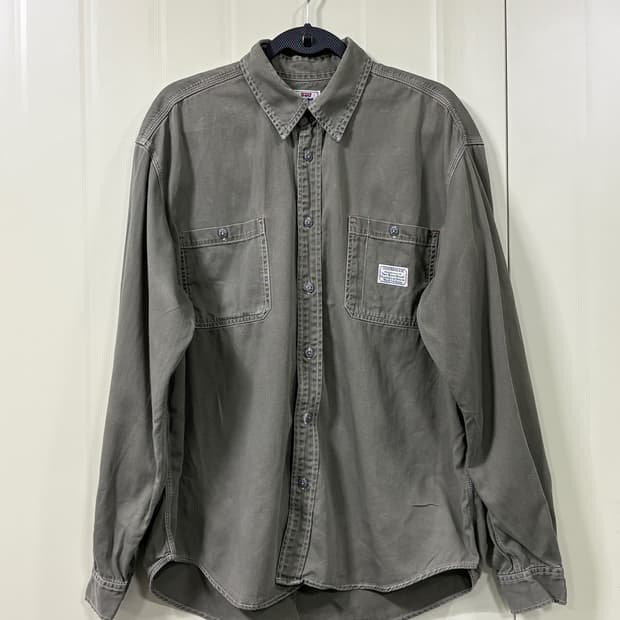 90s 리바이스(Levi's) 펜 슬롯 포켓 워크 셔츠