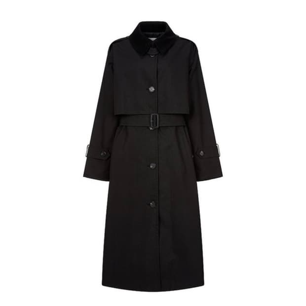 (미사용) 스튜디오톰보이 22ss 코듀로이 카라넥 맥시 벨티드 코트