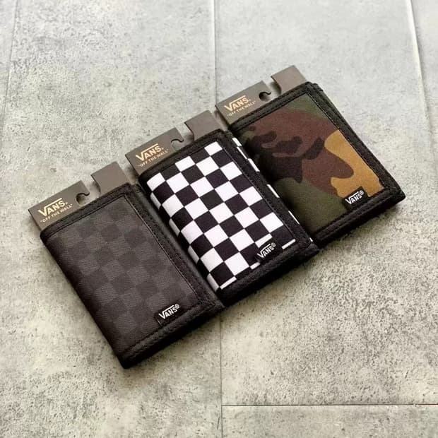 반스 지갑(화이트 체커보드)