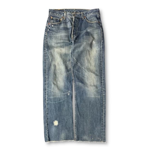 (30) 리바이스 501 버튼플라이 워싱 데님 팬츠
