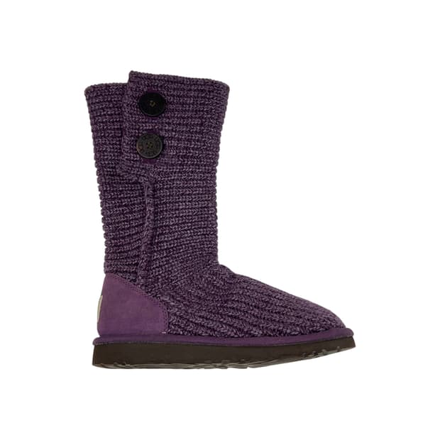 220 W 어그 니트 부츠 퍼플