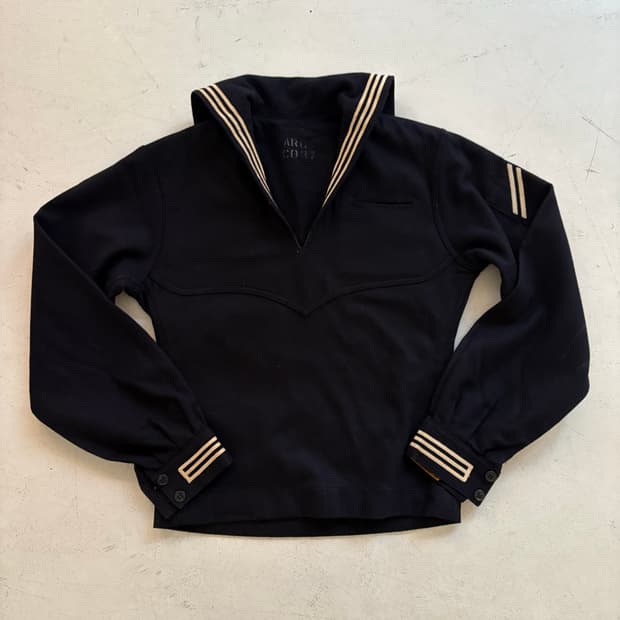 60's WWII USN Sailor Wool Uniform Shirt.