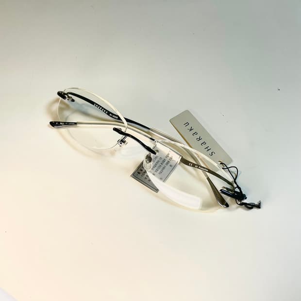 SHARAKU 일본의 하우스 브랜드 샤라쿠 사의 빈티지 무테 안경