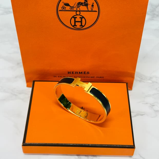 [정품] 에르메스 클릭아슈 T5 금장 누아메트