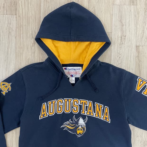 100) 90's 챔피온 미대학 바이킹 후드티(RRL&LVC&폴로)