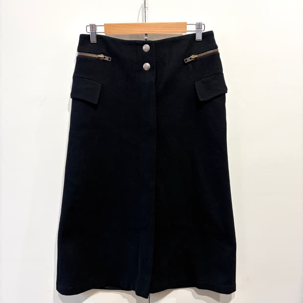 미우미우 포켓 울 스커트