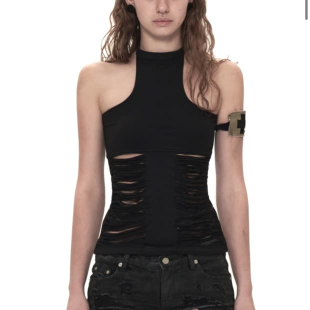 604service FRINGED CUTTING TOP