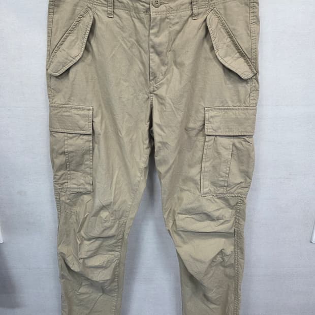 에이치앤엠 파라슈트 코튼 카고팬츠 32 33 