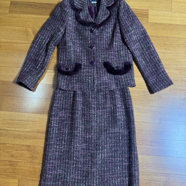 choi jung won 여성 트위드 셋업