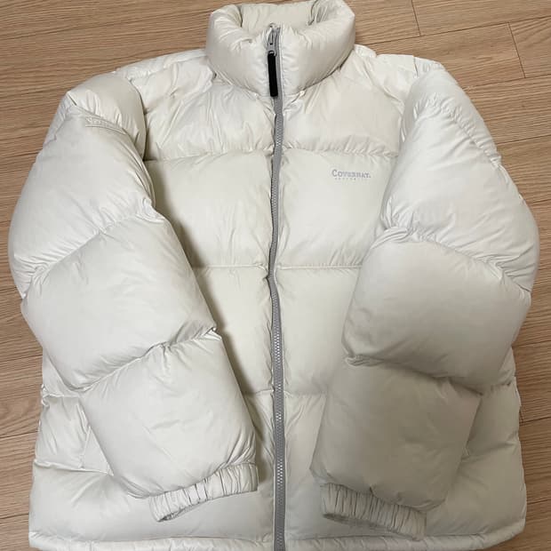 커버낫 아이보리 숏패딩 L