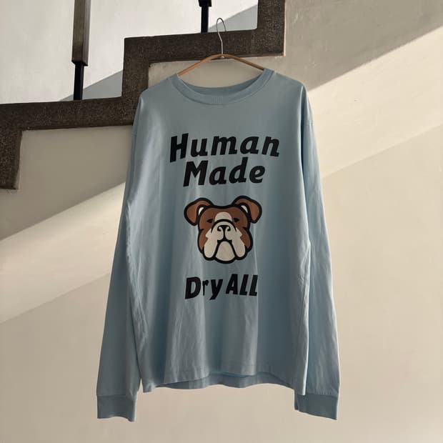 HUMAN MADE BULLDOG L/S