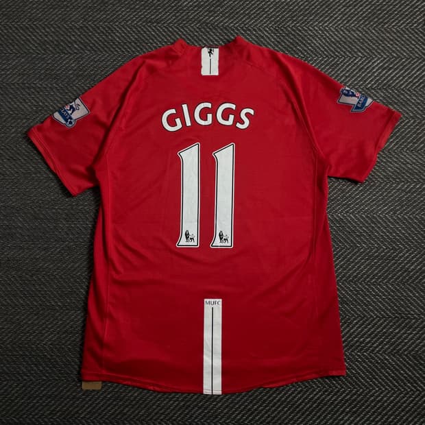 나이키 맨체스터 유나이티드 06-07 라이언 긱스 유니폼 o 4385