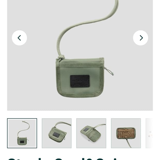 trvr 카드 코인 지갑 올리브