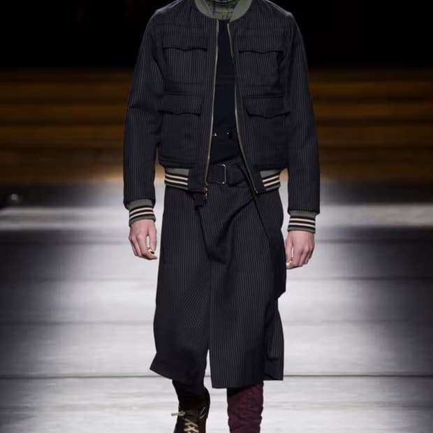 드리스반노튼 리버시블 봄버 자켓