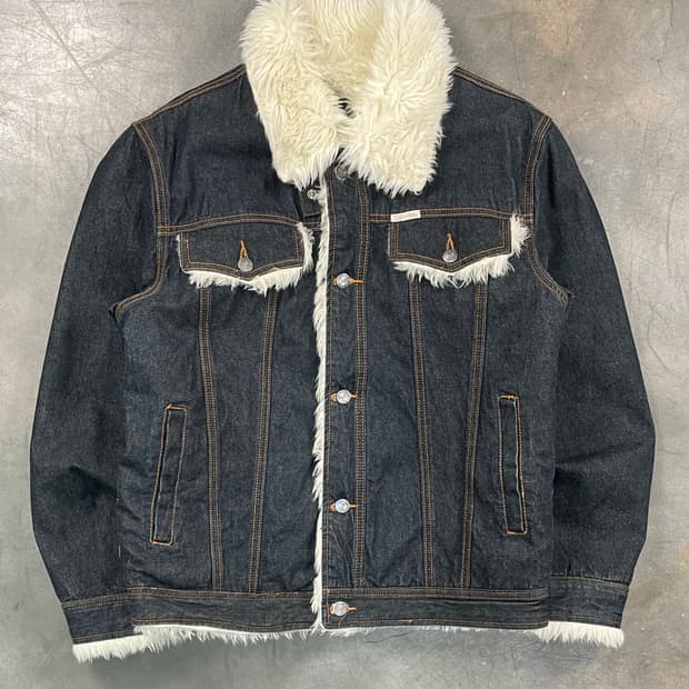 캘빈 클라인 쉐르파 트러커 자켓