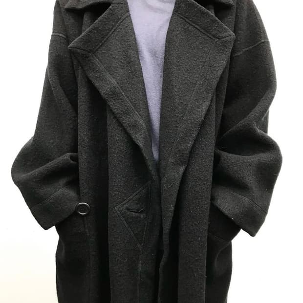 90s Plantation wool double coat