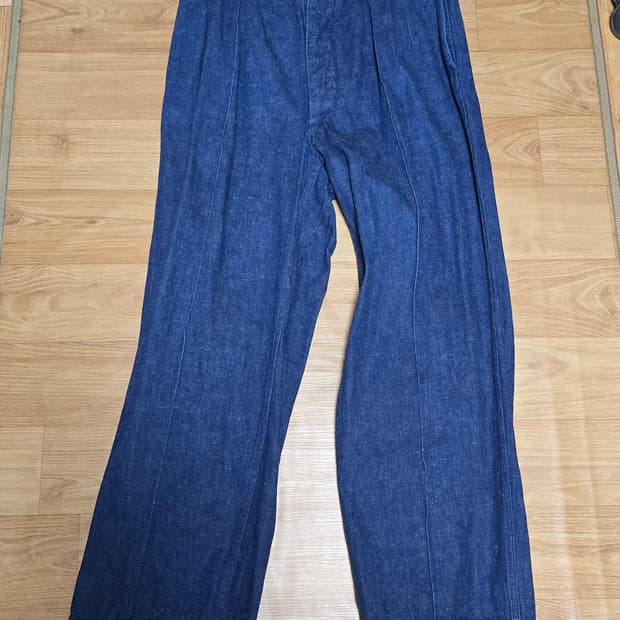 ULTERIOR Nepped Old Denim 52 Trousers 4