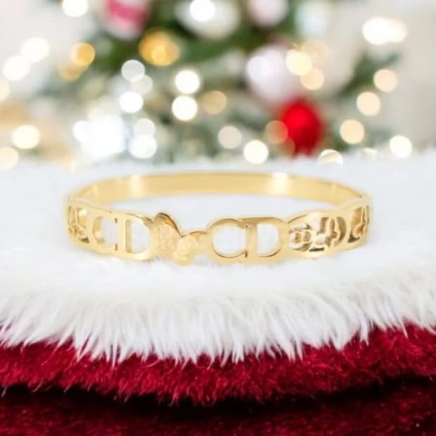 크리스찬디올 버터플라이 CD 브레이슬릿