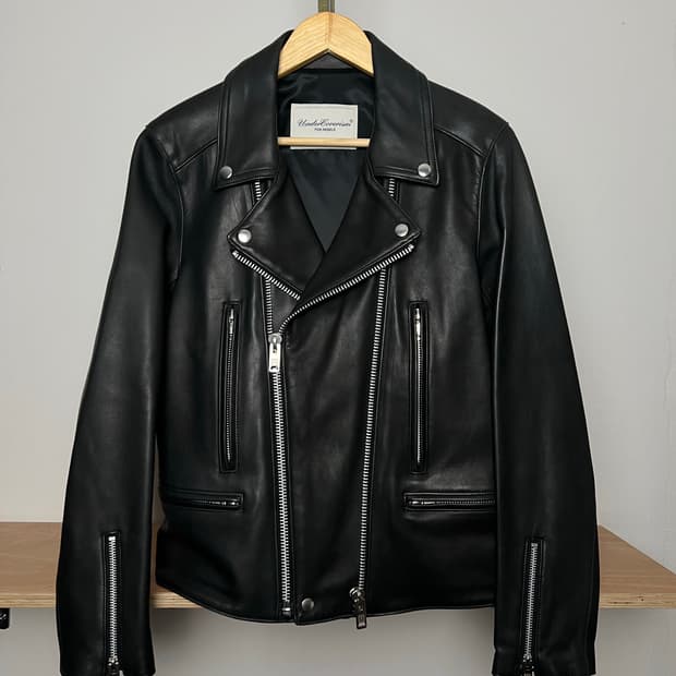 언더커버리즘 18SS 양가죽 더블 라이더자켓