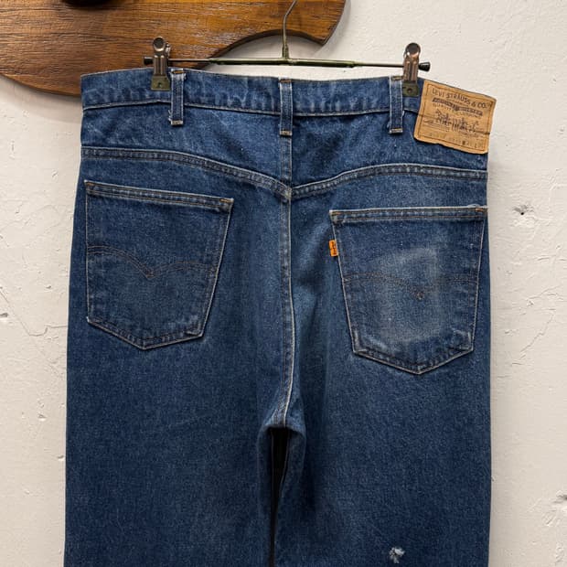 35) 80s USA Levi’s 517 Orange Tab Bootcu