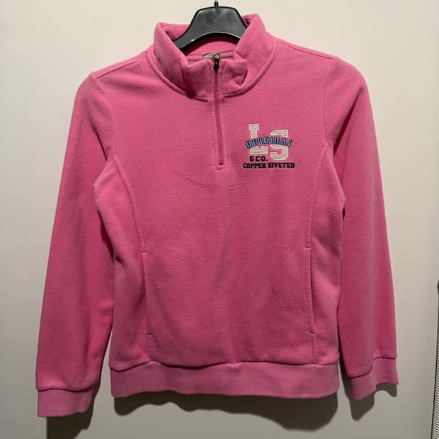 리바이스 반집업 플리스 맨투맨