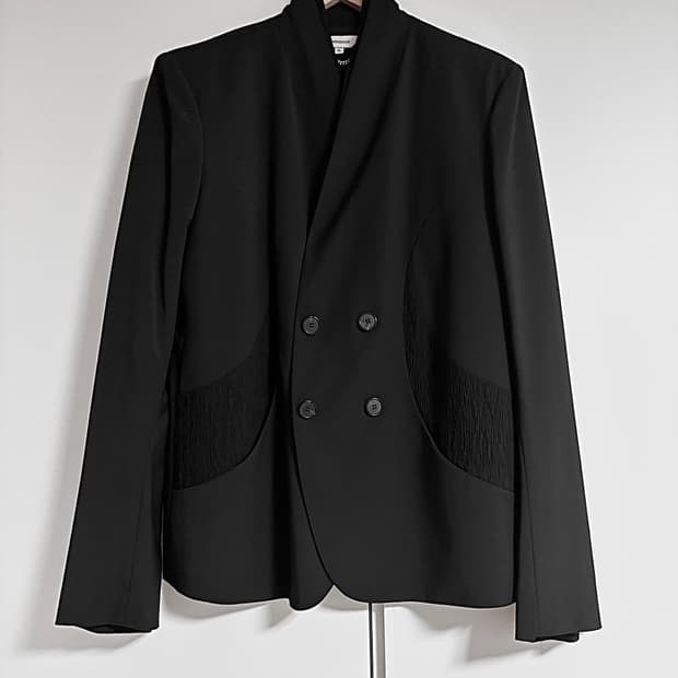cmmawear shawl collar tailored jacket