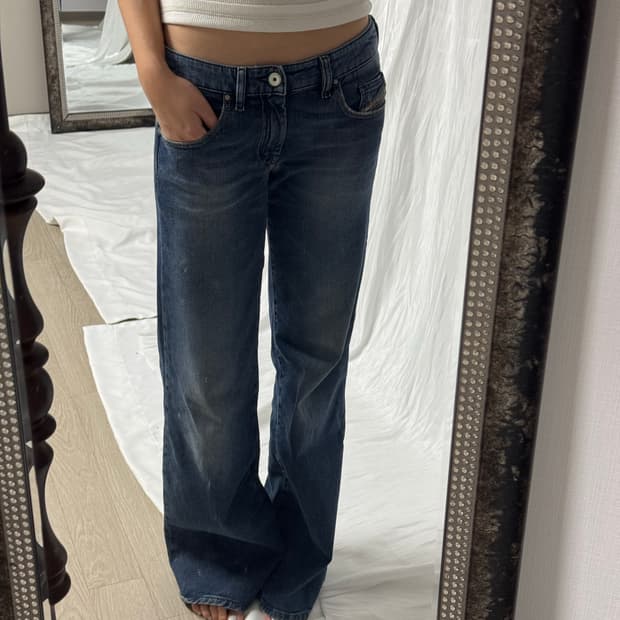 Diesel boots cut denim pants