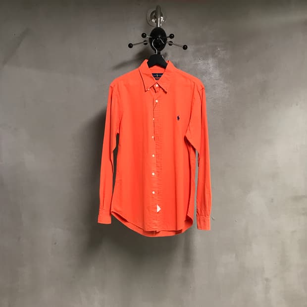 폴로 랄프로렌 오렌지 셔츠 M