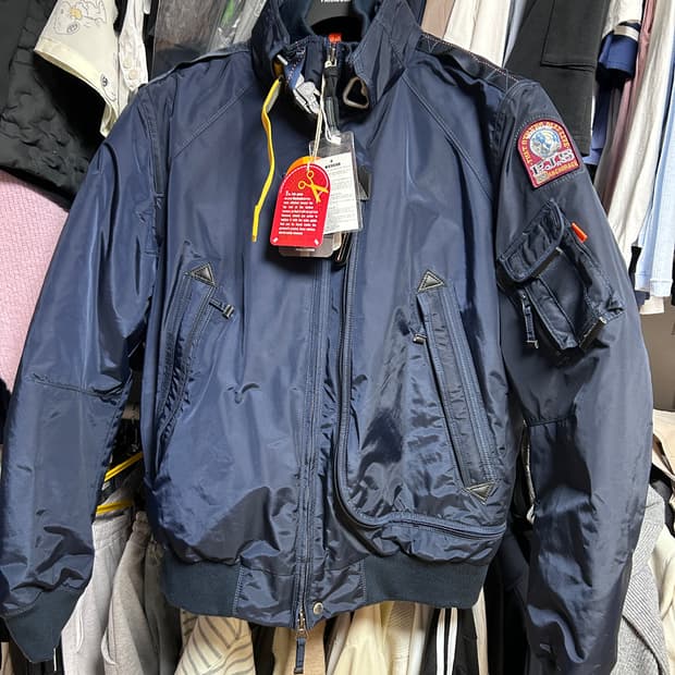 파라점퍼스 봄버 자켓 파이어 남색 L