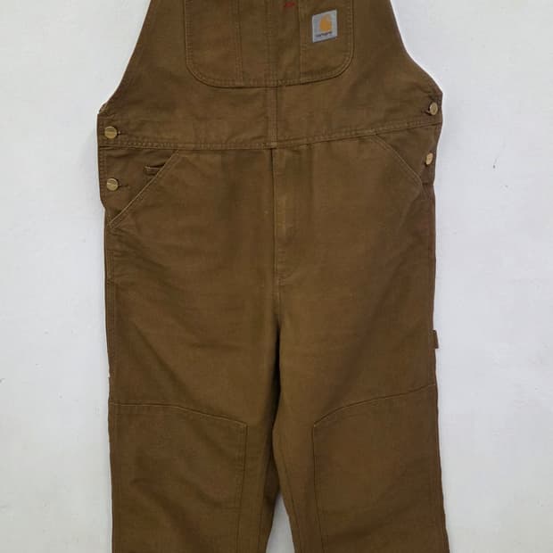 칼하트 오버롤 멜빵바지. 33×32