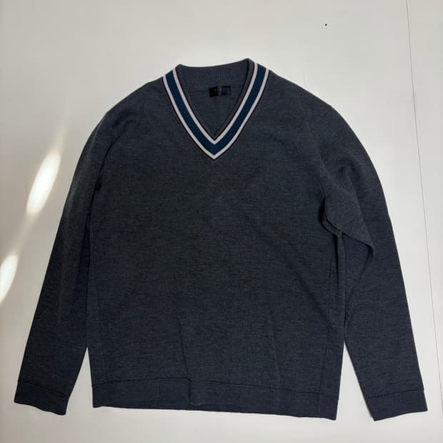 TIME 남성 V넥 니트 105