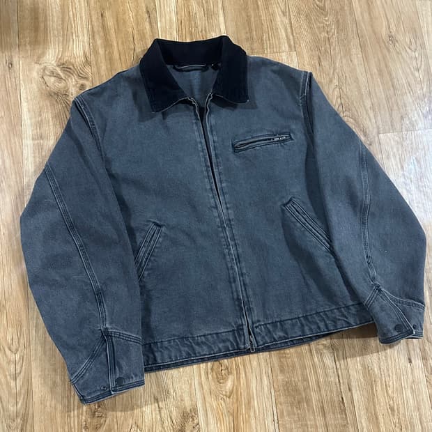 GU 워시드 코튼 워크자켓