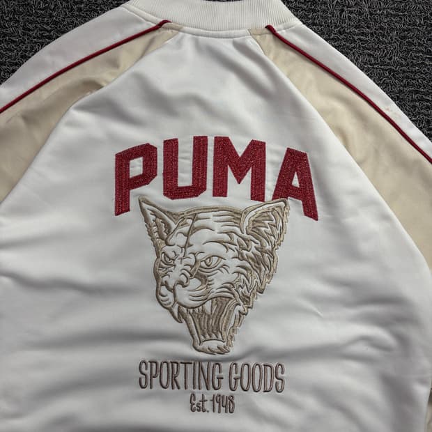 00s 푸마 올드스쿨 타이거 자수 트랙탑 져지 1925