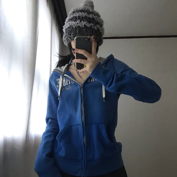 아베크롬비 딱붙핏 후드집업