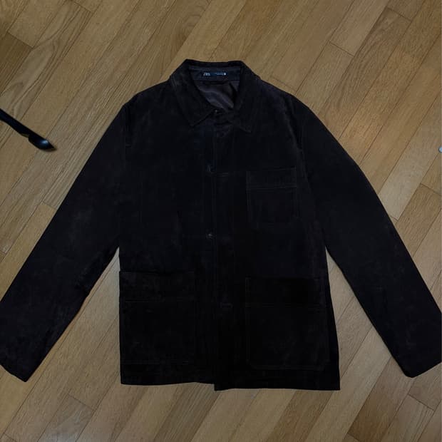 자라 스웨이드 자켓 