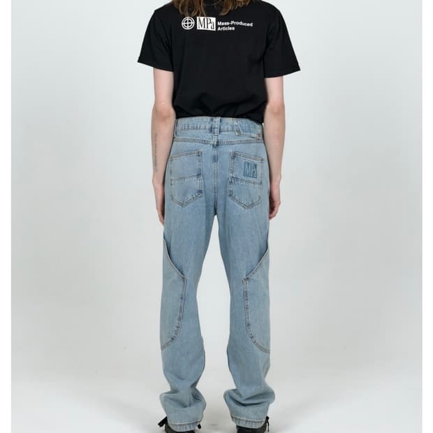 MPa CALF POCKET PANTS (STEEL BLUE)