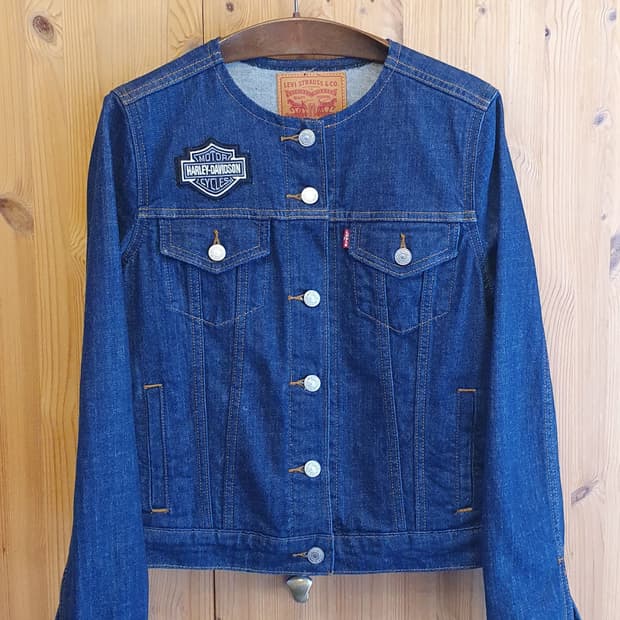 55.리바이스 할리커스텀 데님자켓