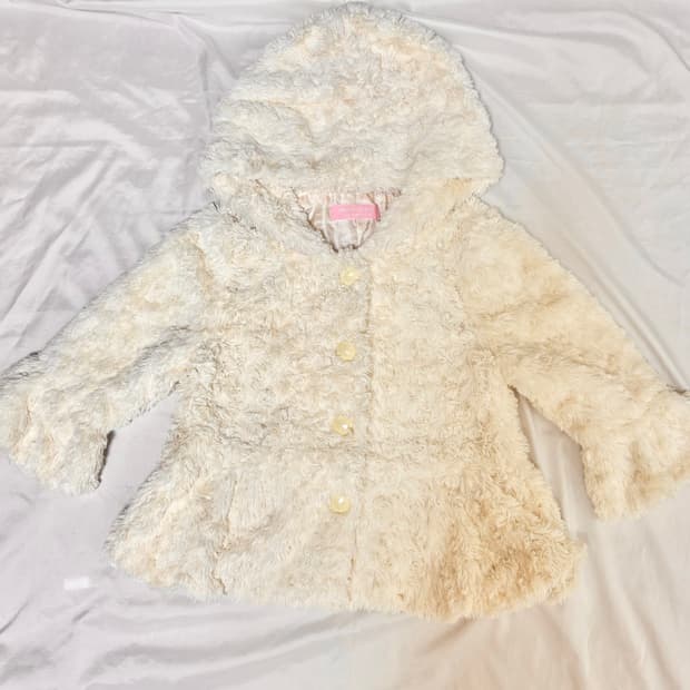 메조피아노 라떼갸루 보아털 판쵸 코트